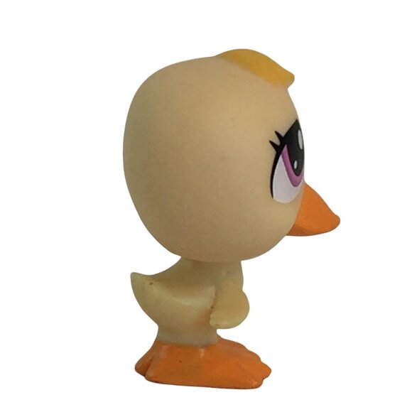 Littlest Pet Shop LPS #1329 Winking Chick #1062 Baby Duck Yellow Bird Figures - Picture 5 of 13
